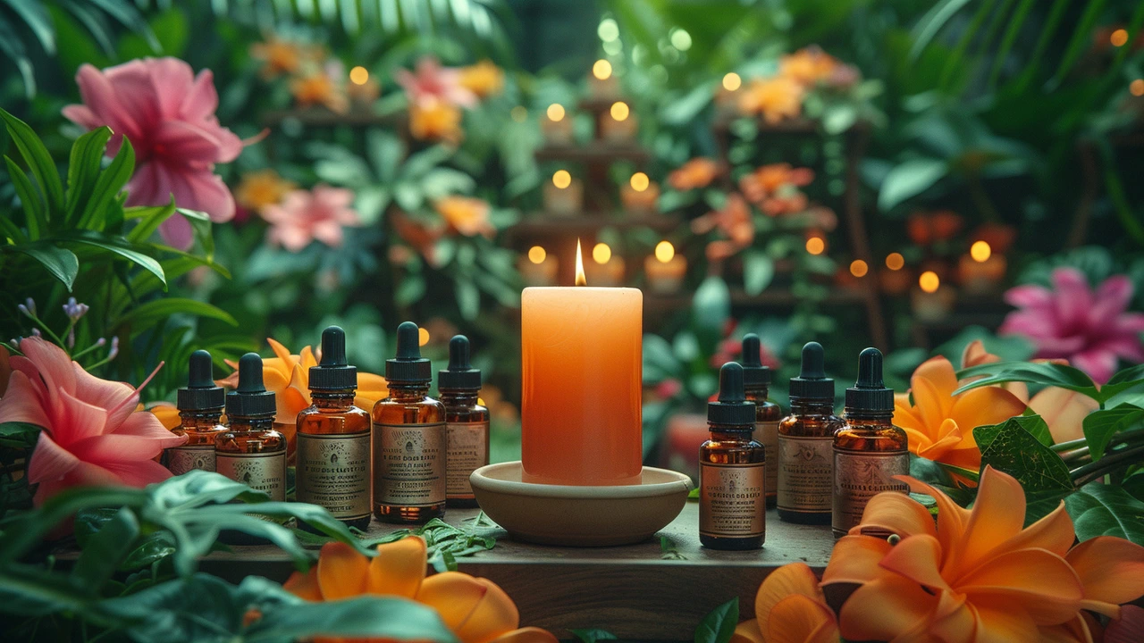 Essentiels d'Aromathérapie: Guide des Huiles de Massage et Bougies